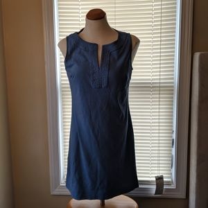 Light Blue Solid Dress
